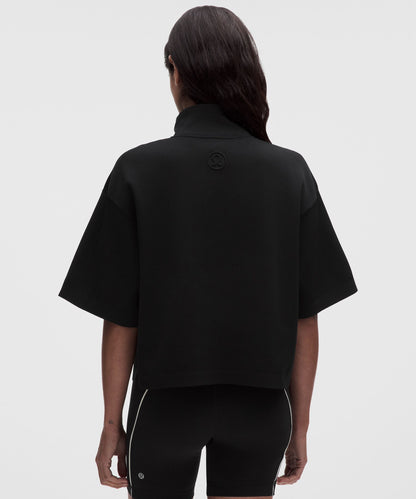 Lululemon Women's Structured Knit Half-Zip Short-Sleeve Shirt