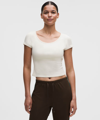 Lululemon Women's Hold Tight Micro-Rib Cross-Back T-Shirt
