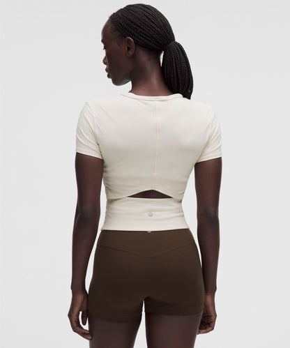 Lululemon Women's All It Takes Ribbed Keyhole Short-Sleeve Shirt