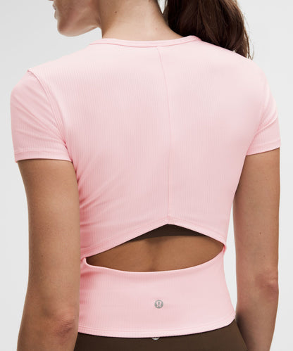Lululemon Women's All It Takes Ribbed Keyhole Short-Sleeve Shirt
