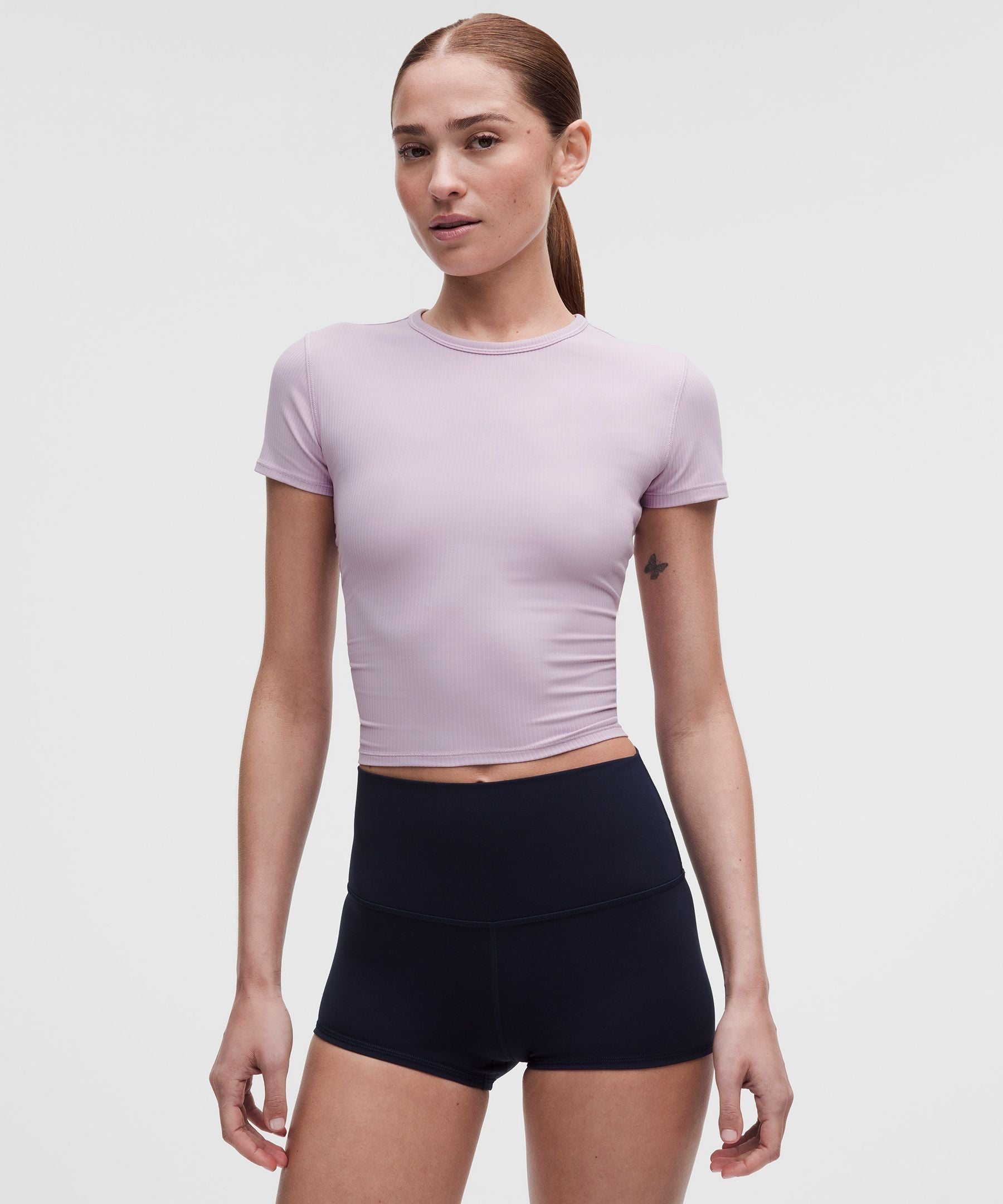 Lululemon Women's All It Takes Ribbed Keyhole Short-Sleeve Shirt