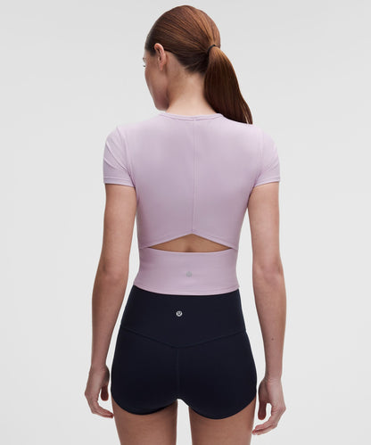 Lululemon Women's All It Takes Ribbed Keyhole Short-Sleeve Shirt