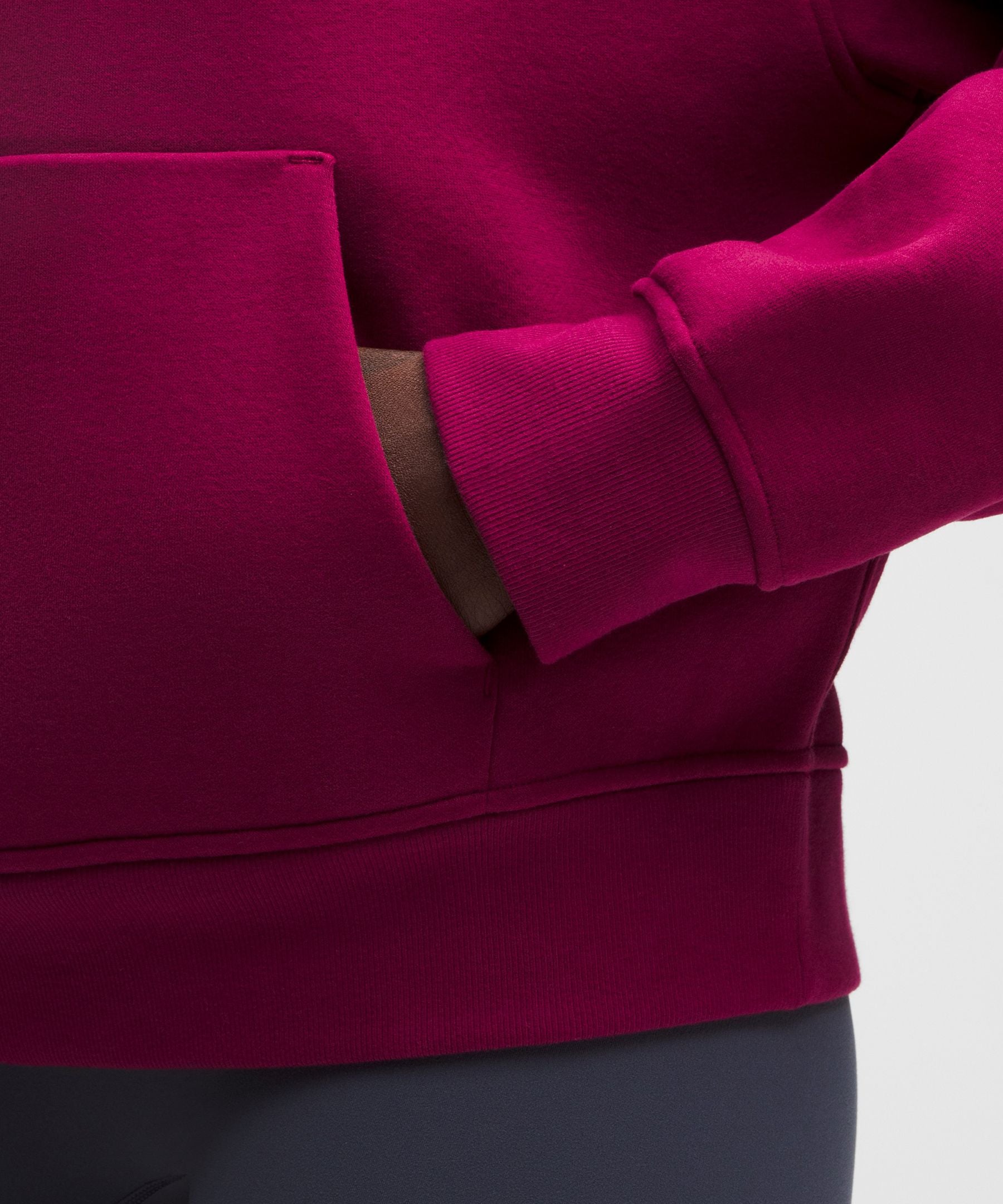Lululemon Women's Steady State SuperLoft Funnel-Neck Half Zip