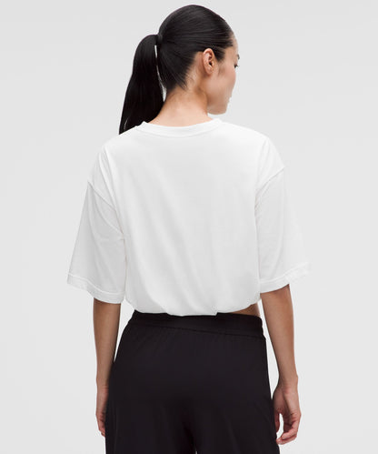 Lululemon Women's Cotton Jersey Bubble-Hem T-Shirt