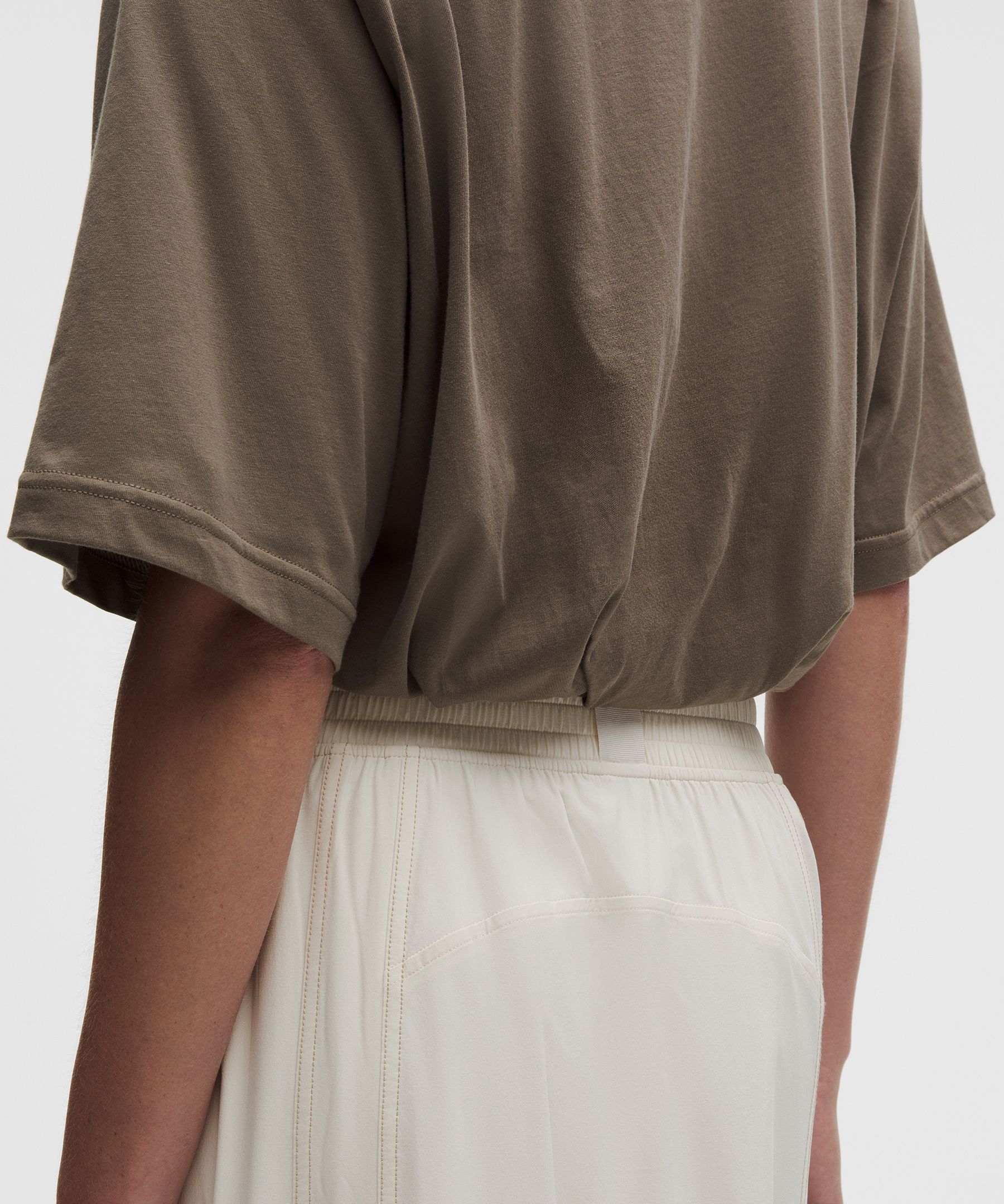 Lululemon Women's Cotton Jersey Bubble-Hem T-Shirt