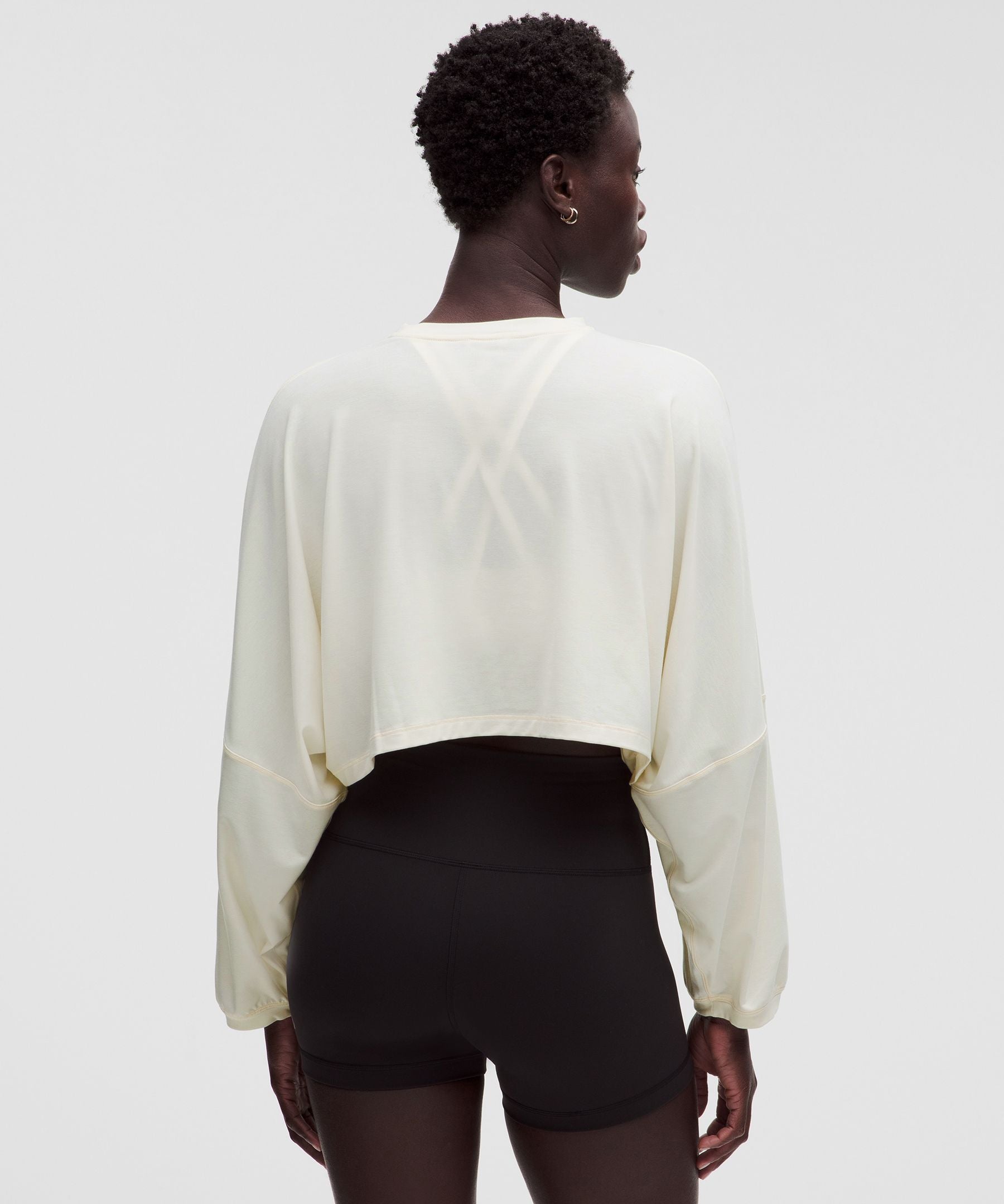 Lululemon Women's EasySet Relaxed-Fit Cropped Long-Sleeve Shirt