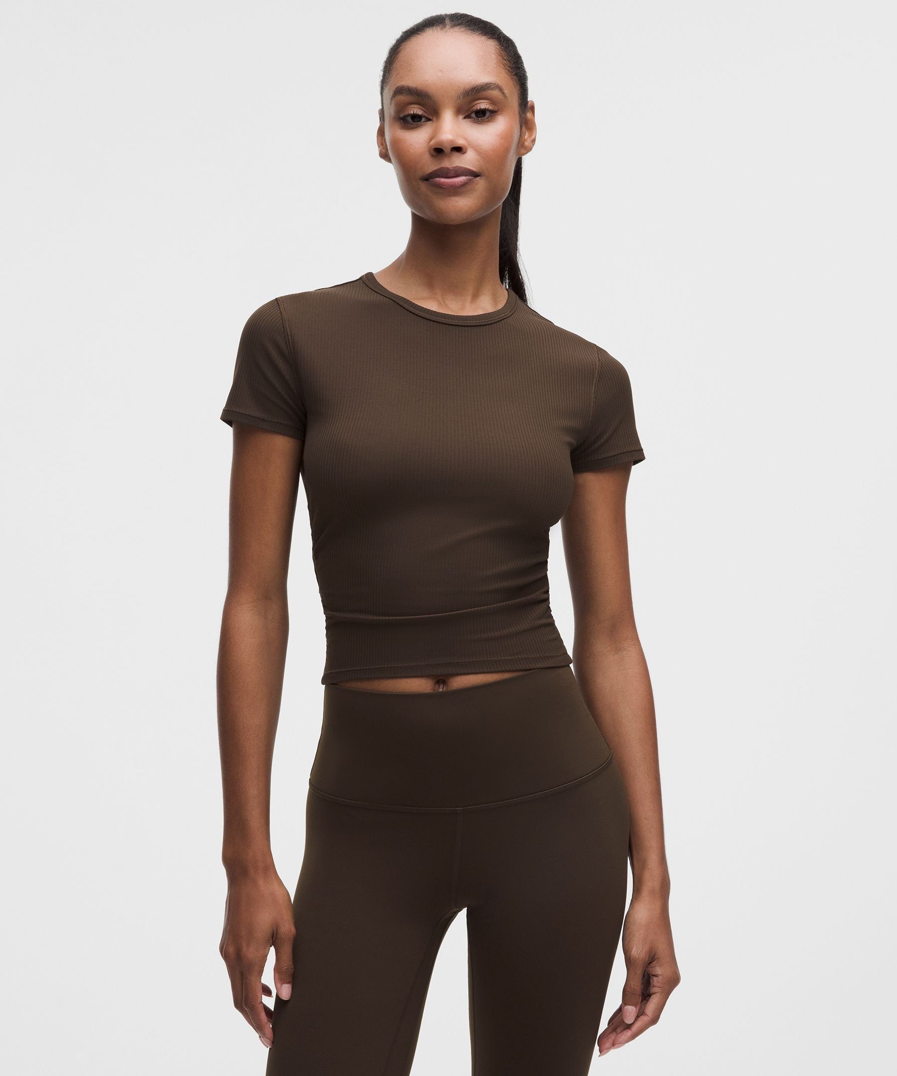 Lululemon Women's All It Takes Ribbed Keyhole Short-Sleeve Shirt