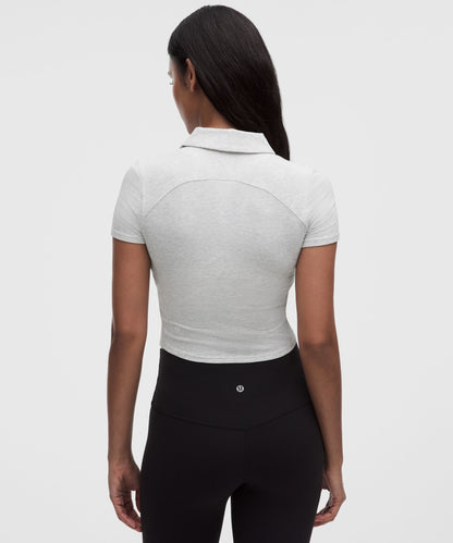 Lululemon Women's Button-Up Collared Short-Sleeve Shirt