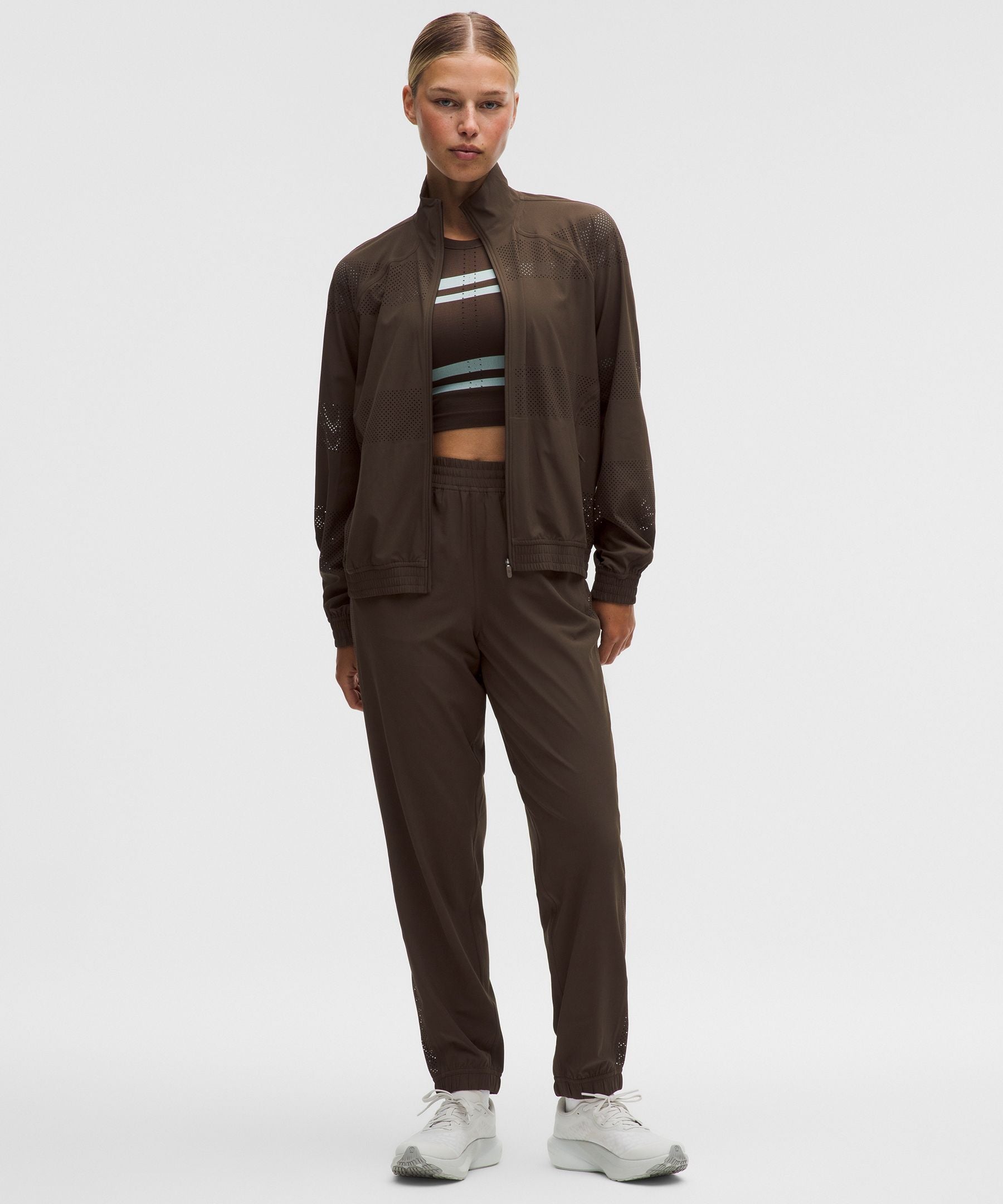 Lululemon Adapted State Track Jacket *Perforated Stripe