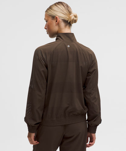 Lululemon Adapted State Track Jacket *Perforated Stripe