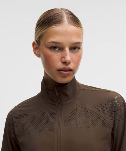 Lululemon Adapted State Track Jacket *Perforated Stripe