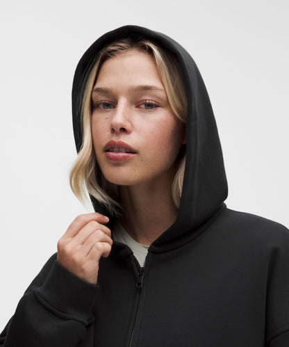 Lululemon French Terry Cropped Full-Zip Hoodie