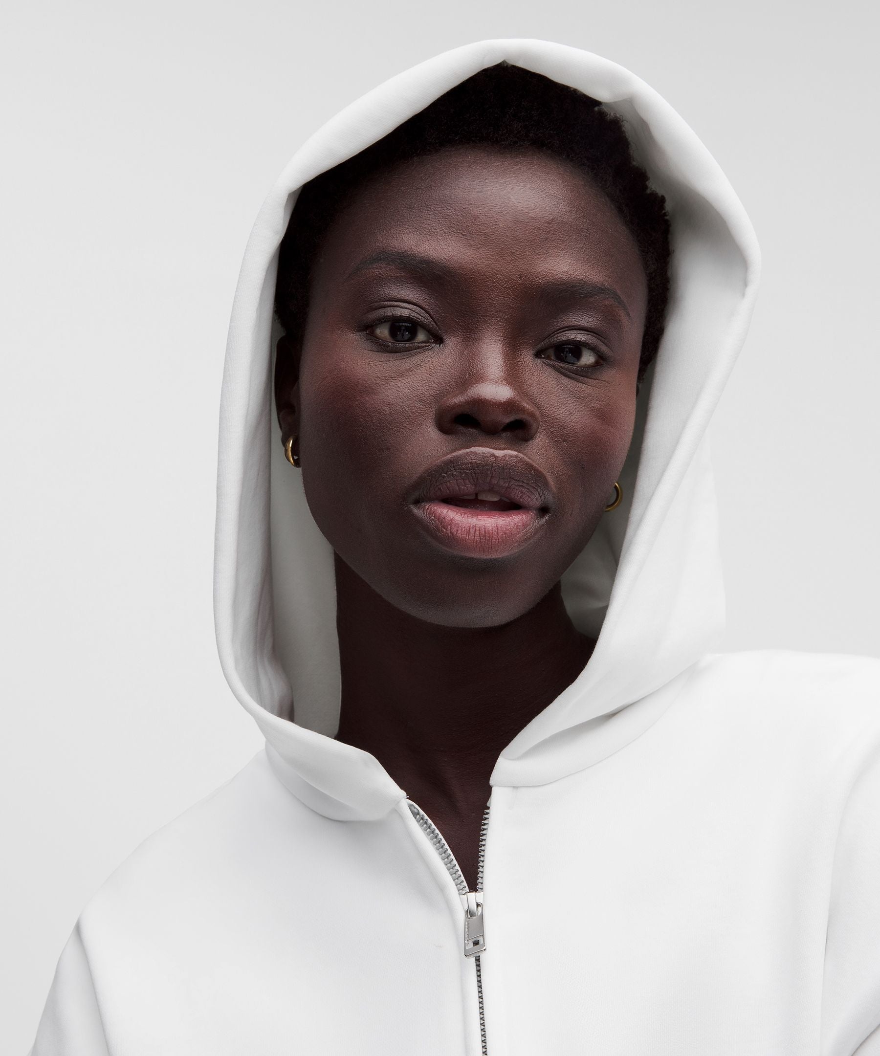 Lululemon French Terry Cropped Full-Zip Hoodie