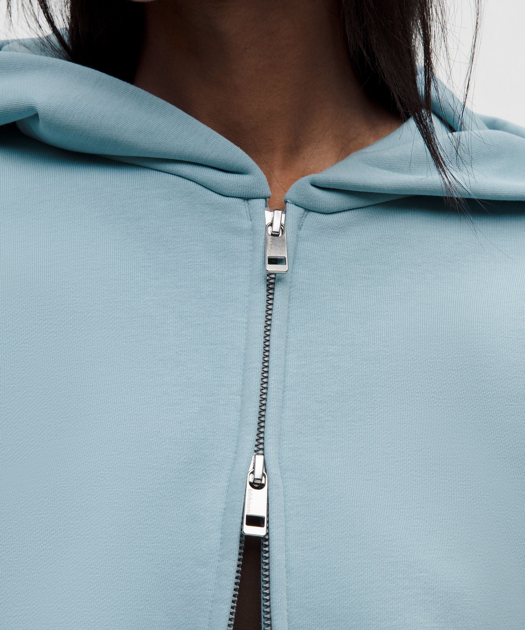 Lululemon French Terry Cropped Full-Zip Hoodie