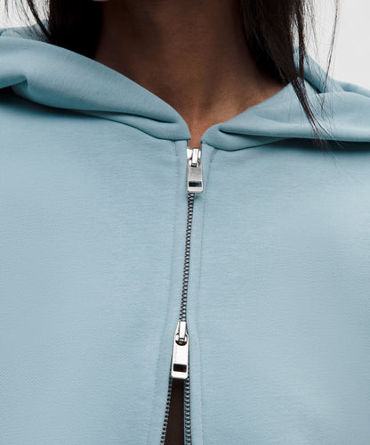 Lululemon French Terry Cropped Full-Zip Hoodie