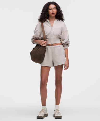 Lululemon French Terry Cropped Full-Zip Hoodie