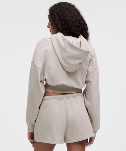 Lululemon French Terry Cropped Full-Zip Hoodie