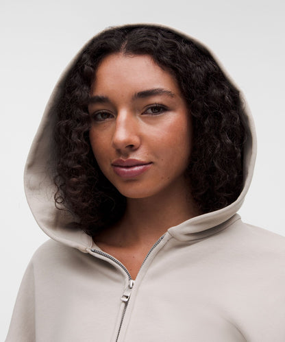 Lululemon French Terry Cropped Full-Zip Hoodie