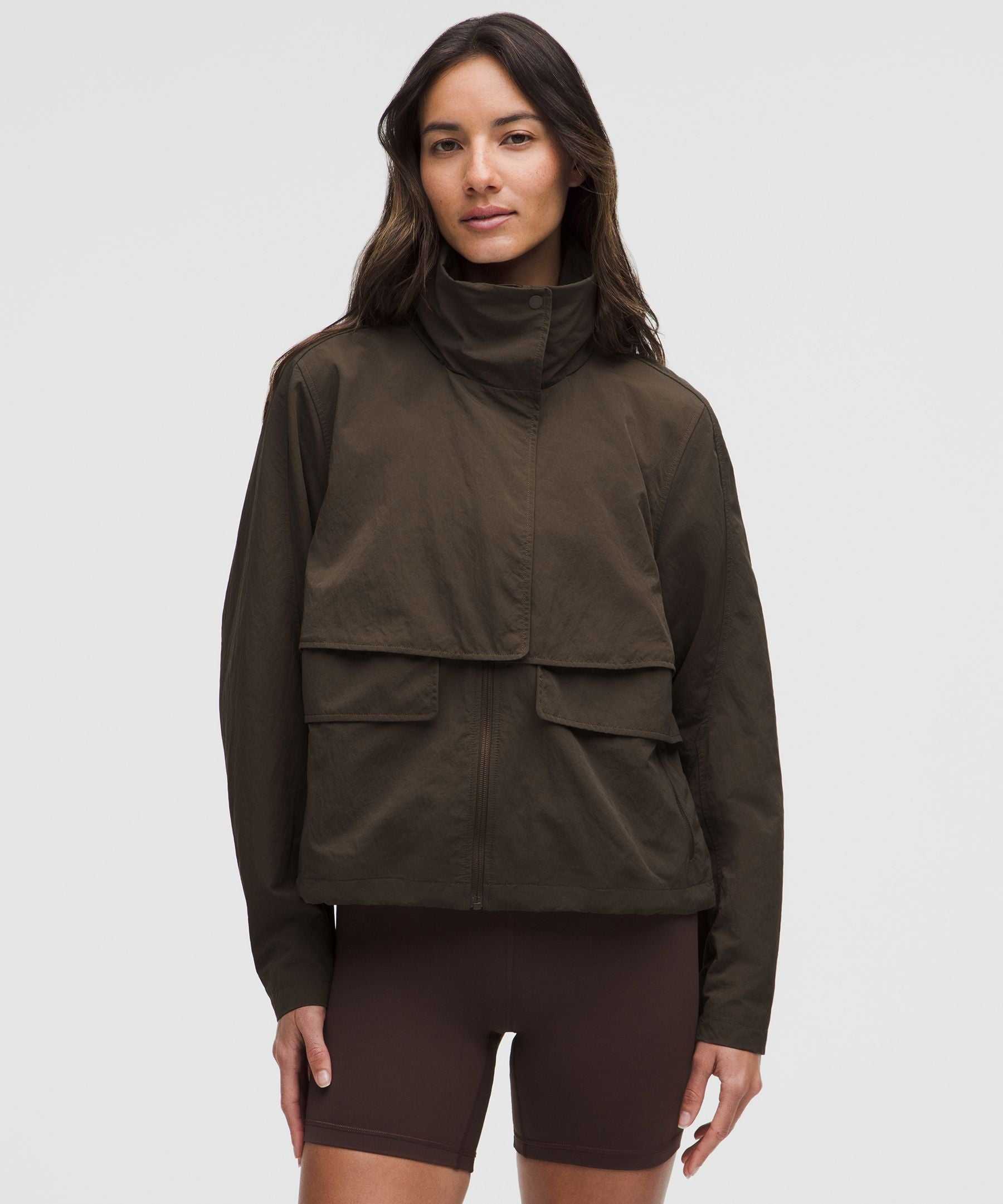 Lululemon Always Effortless Classic-Fit Jacket Olive Brown