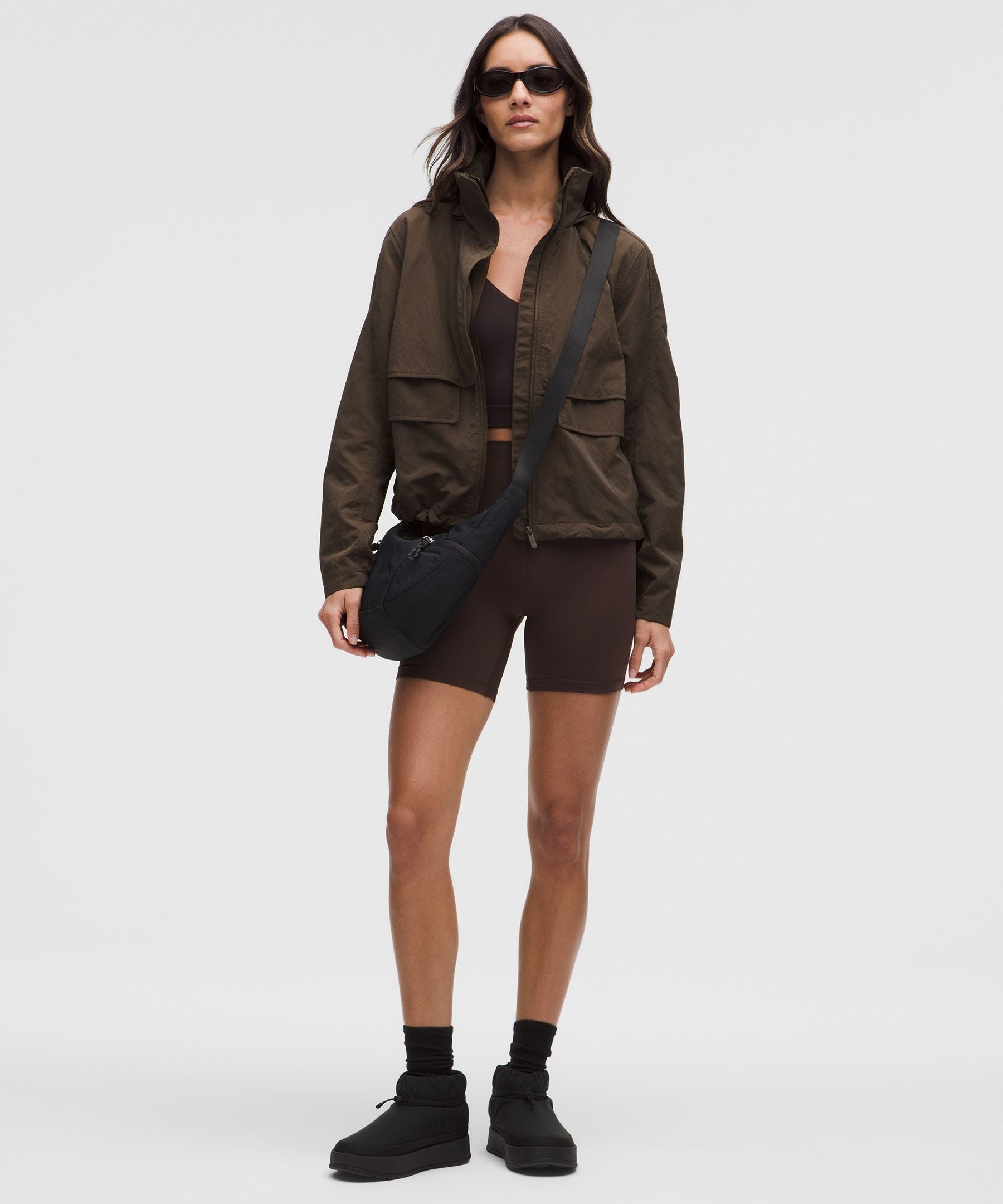Lululemon Always Effortless Classic-Fit Jacket Olive Brown