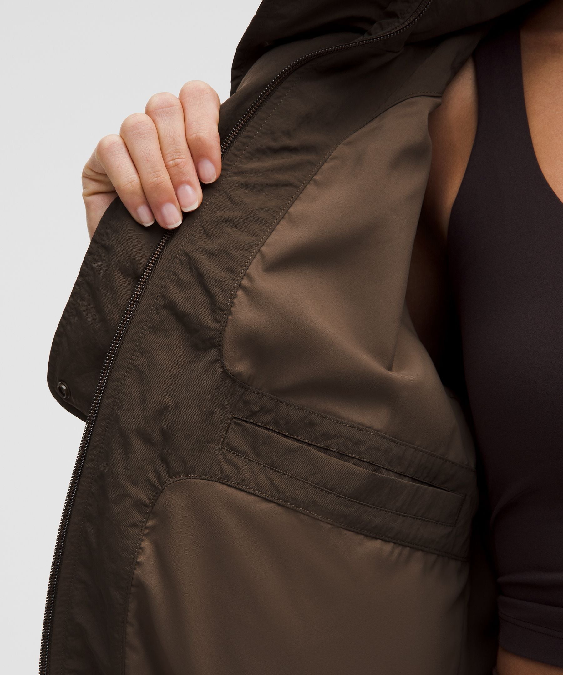Lululemon Always Effortless Classic-Fit Jacket Olive Brown