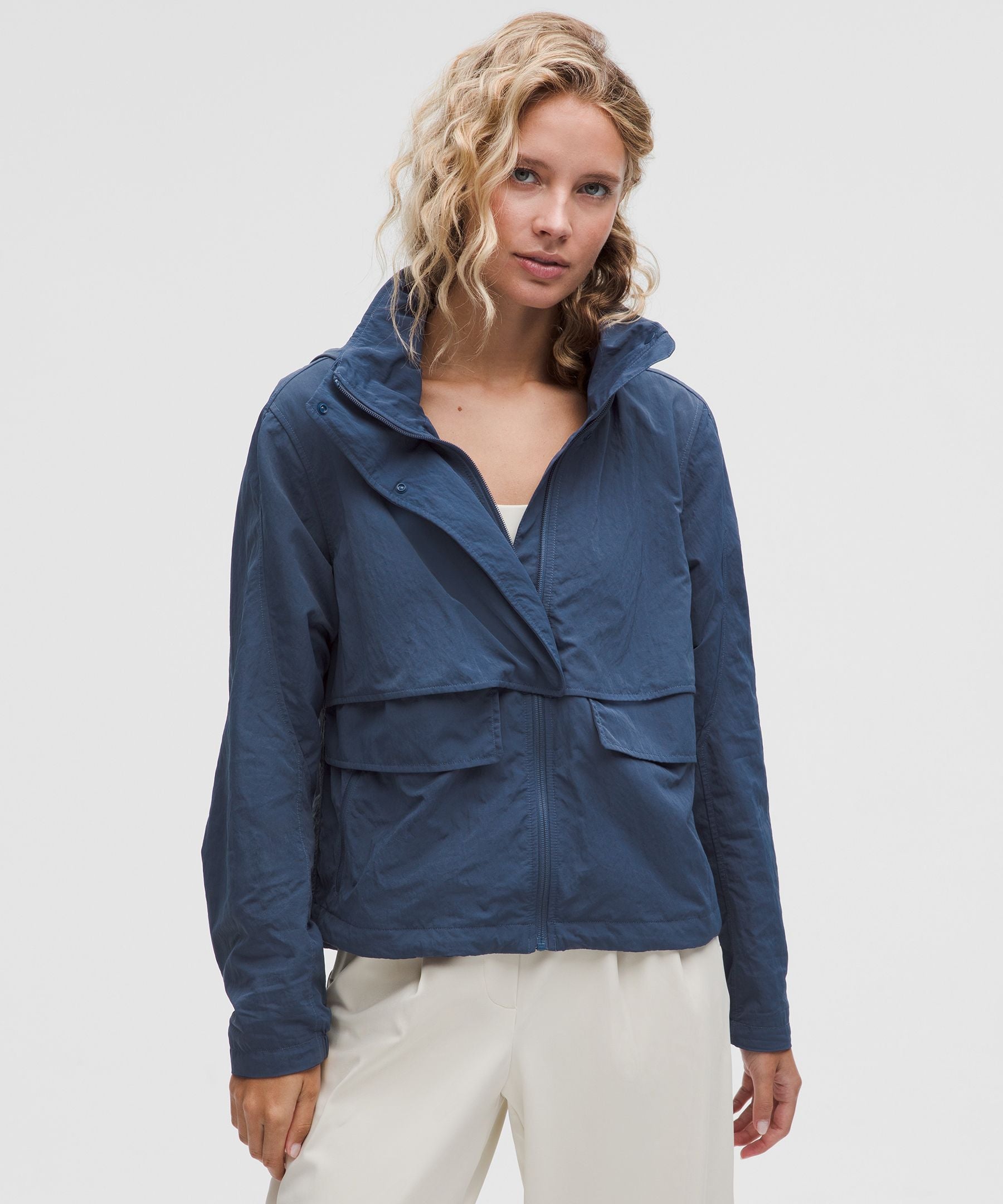 Lululemon Always Effortless Classic-Fit Jacket Blue Twill