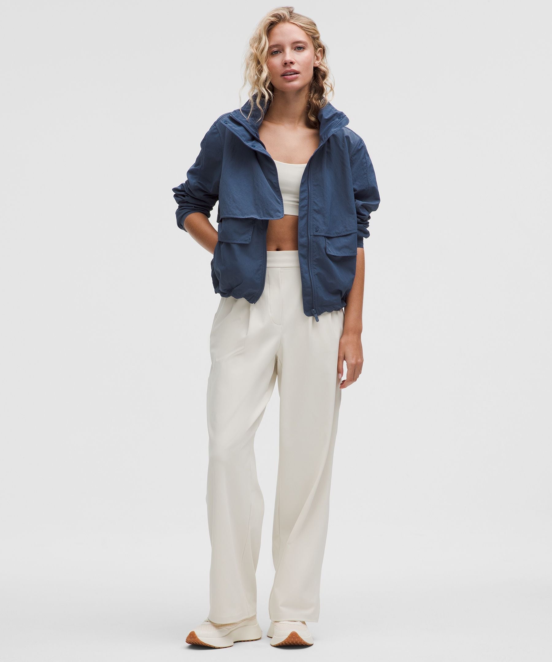 Lululemon Always Effortless Classic-Fit Jacket Blue Twill