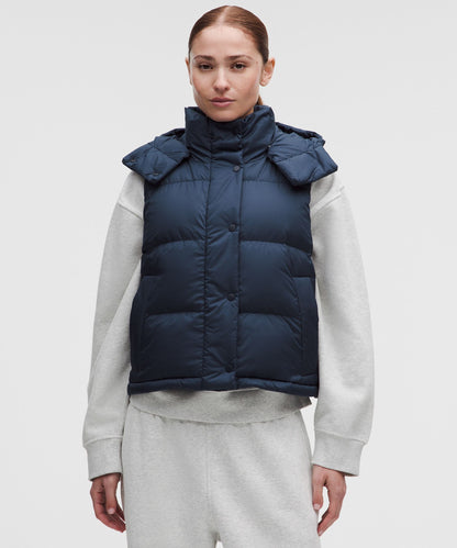 Lululemon Wunder Puff 600-Down-Fill Cropped Vest