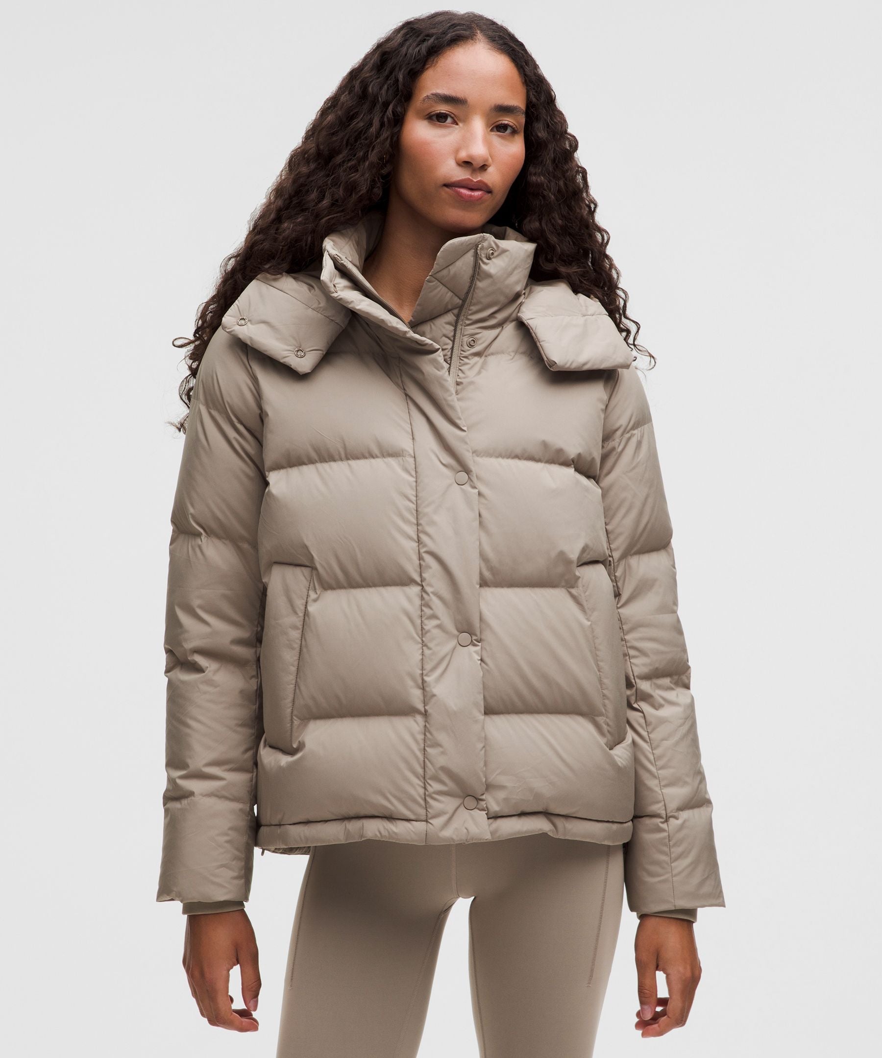 Lululemon Women's Wunder Puff 600-Down-Fill Jacket Warm Ash Grey