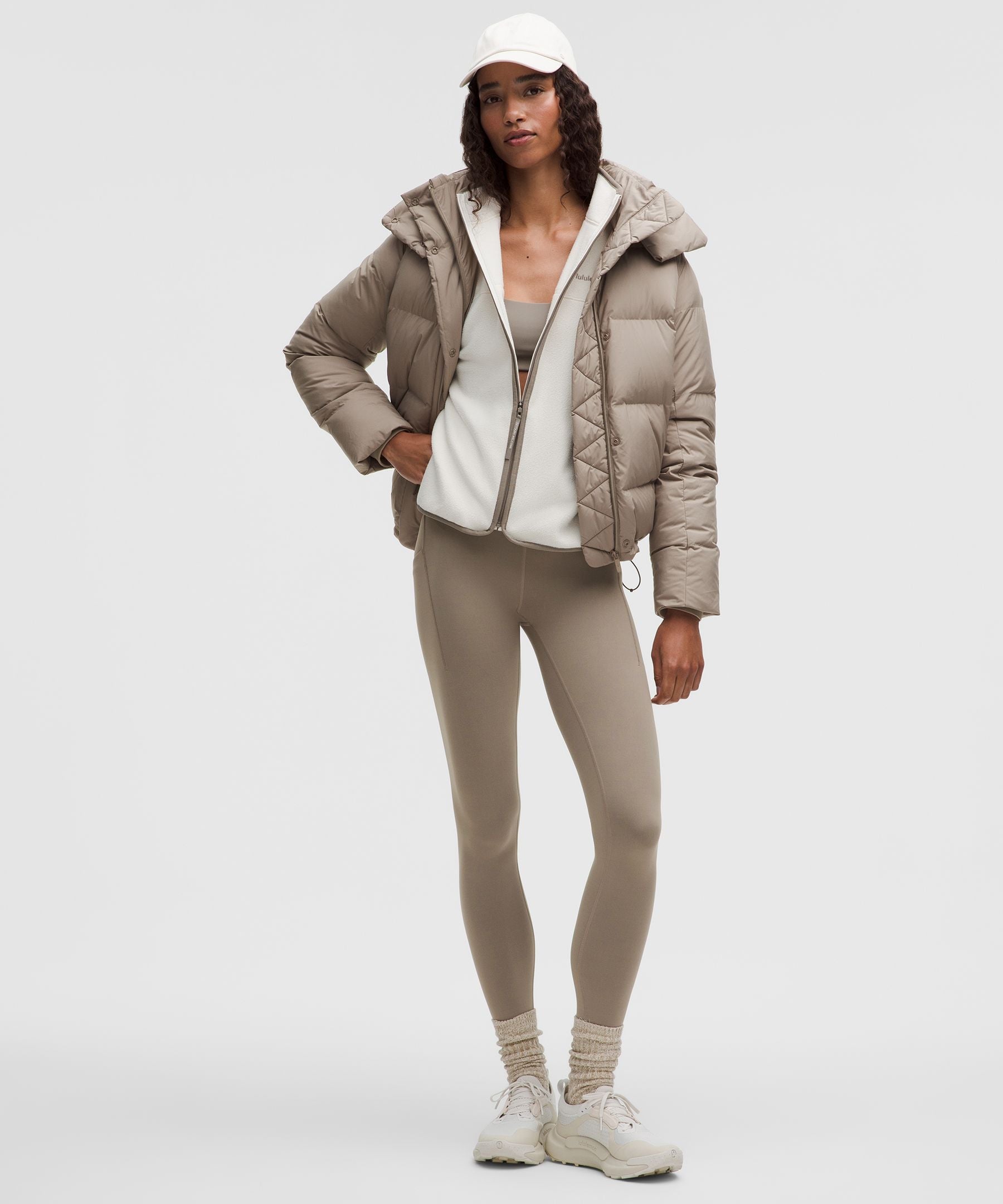 Lululemon Women's Wunder Puff 600-Down-Fill Jacket Warm Ash Grey