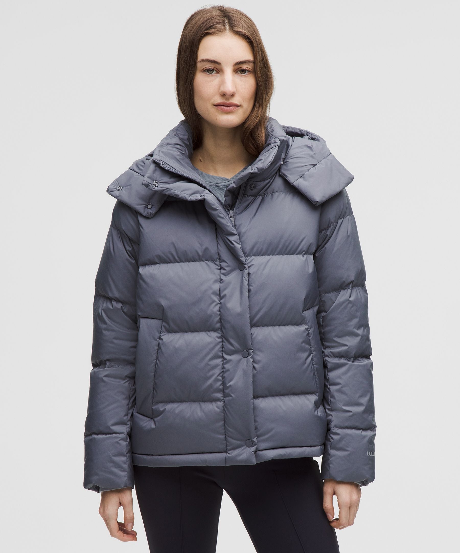 Lululemon Women's Wunder Puff 600-Down-Fill Jacket Solar Grey/Rhino Grey
