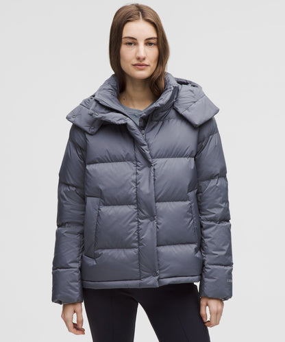 Lululemon Women's Wunder Puff 600-Down-Fill Jacket Solar Grey/Rhino Grey