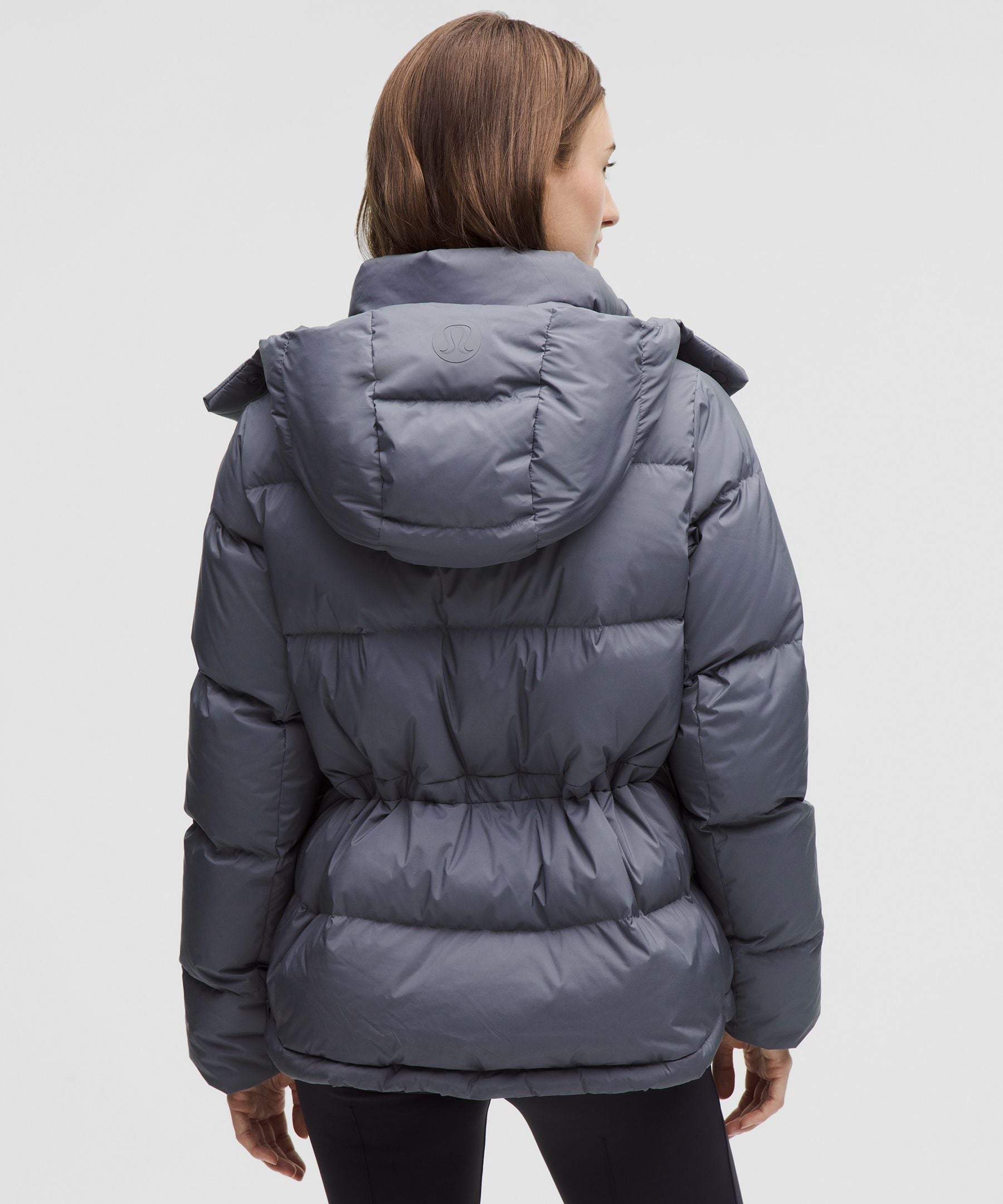 Lululemon Women's Wunder Puff 600-Down-Fill Jacket Solar Grey/Rhino Grey