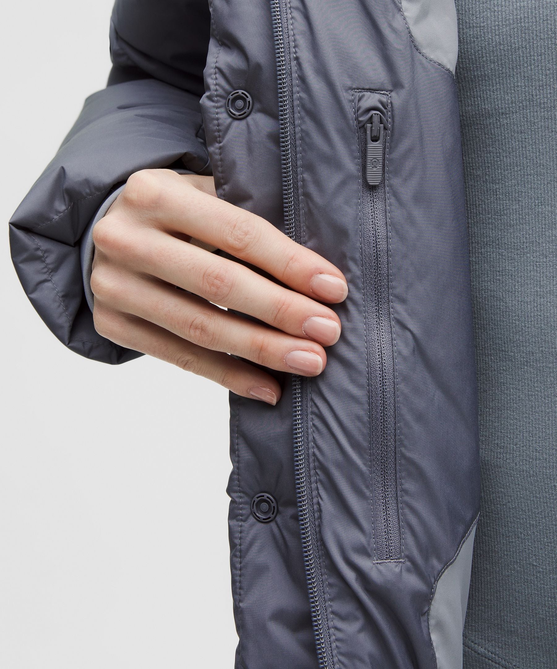 Lululemon Women's Wunder Puff 600-Down-Fill Jacket Solar Grey/Rhino Grey