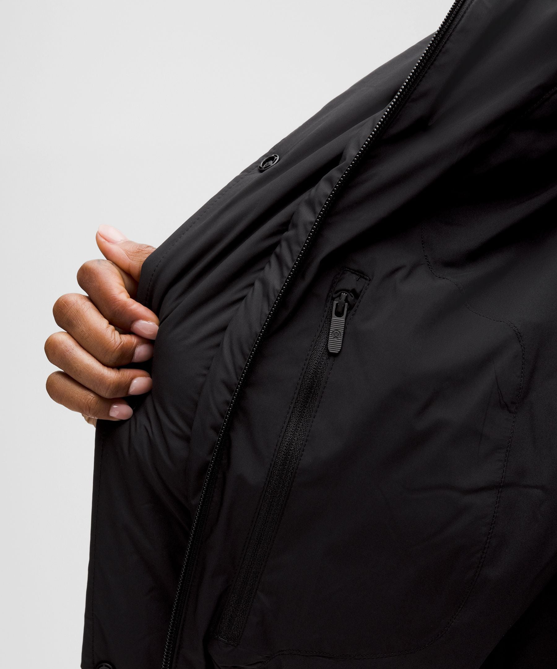 Lululemon Wunder Puff 600-Down-Fill Cropped Vest Black