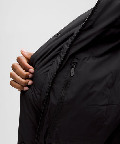 Lululemon Wunder Puff 600-Down-Fill Cropped Vest Black