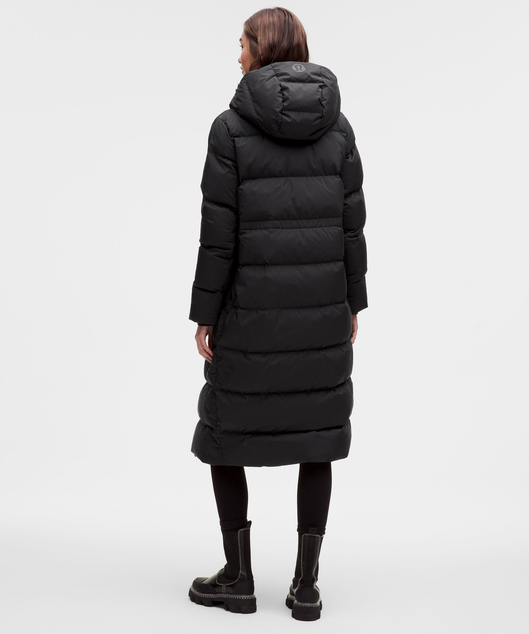 Lululemon Wunder Puff 600-Down-Fill Long Jacket Black