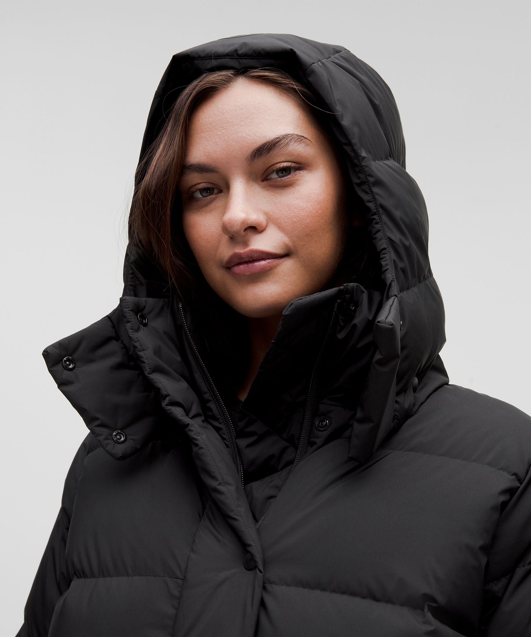 Lululemon Wunder Puff 600-Down-Fill Long Jacket Black