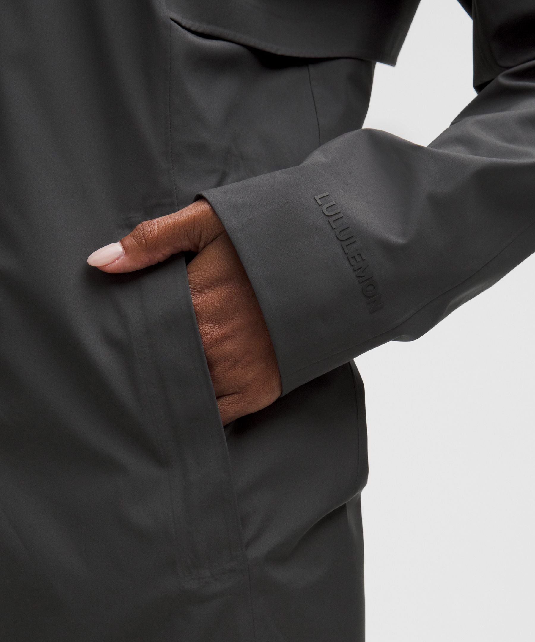 Lululemon Rain Rebel Jacket Graphite Grey
