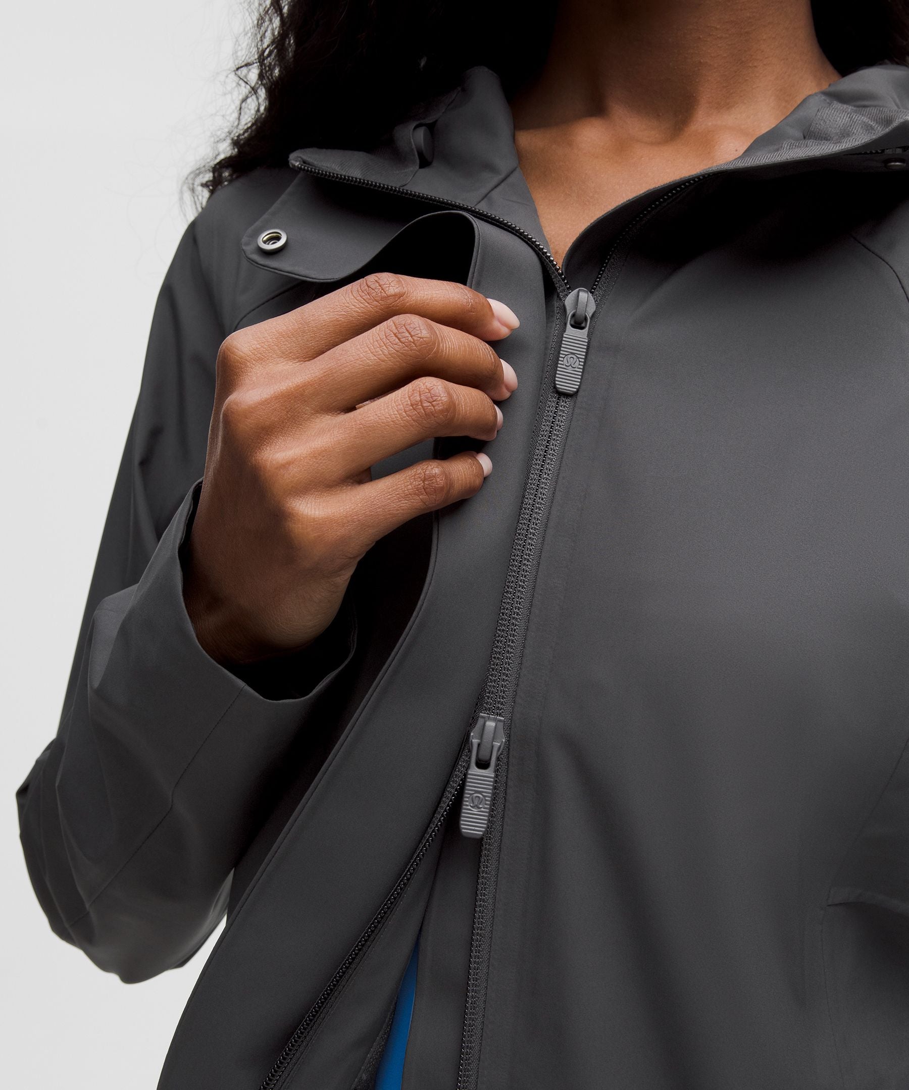 Lululemon Rain Rebel Jacket Graphite Grey