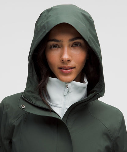 Lululemon Rain Rebel Jacket Rainforest Green