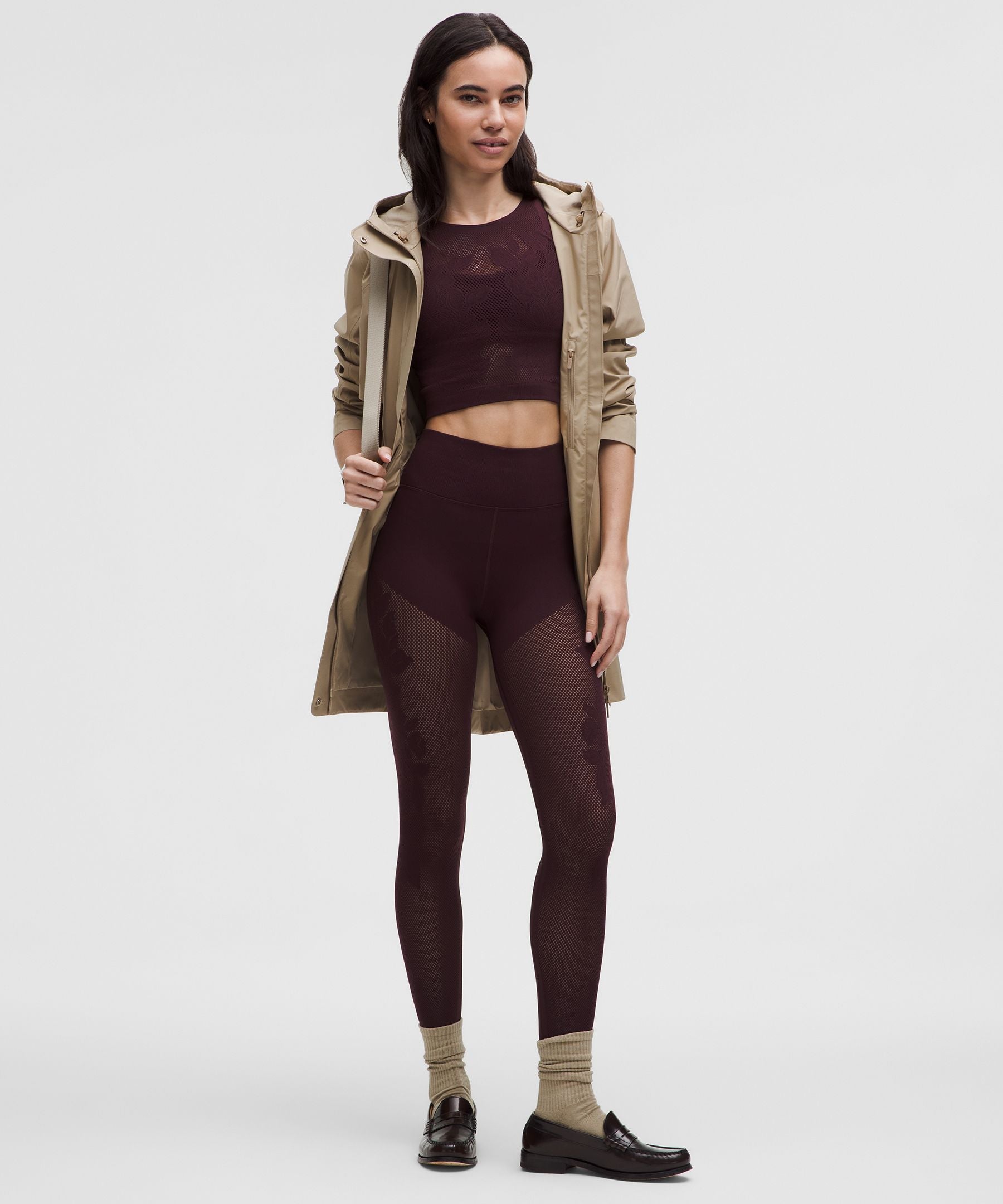Lululemon Rain Rebel Jacket Sheer Oak