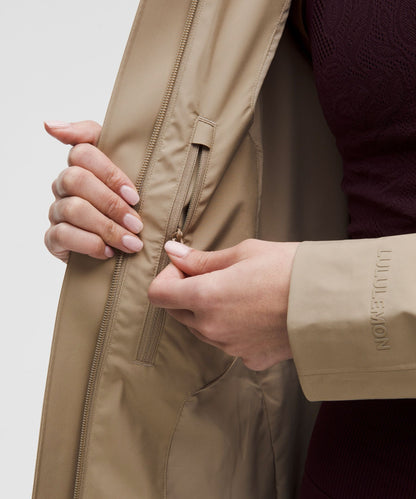 Lululemon Rain Rebel Jacket Sheer Oak