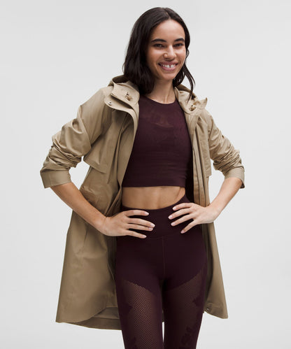 Lululemon Rain Rebel Jacket Sheer Oak