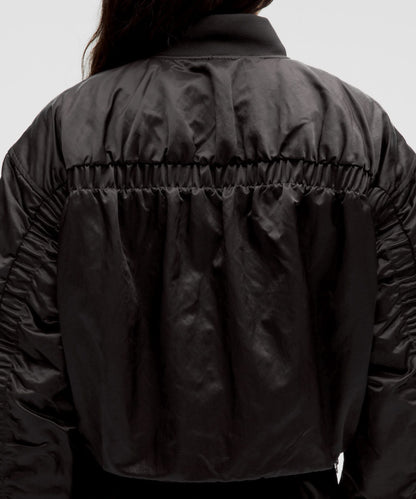 Lululemon Insulated Ruched Bomber Jacket