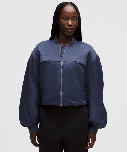 Lululemon Insulated Ruched Bomber Jacket