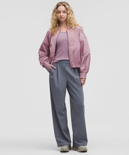 Lululemon Women's Lightweight Hem-Cinch Bomber Jacket