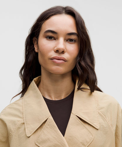 Lululemon Cropped Trench Jacket