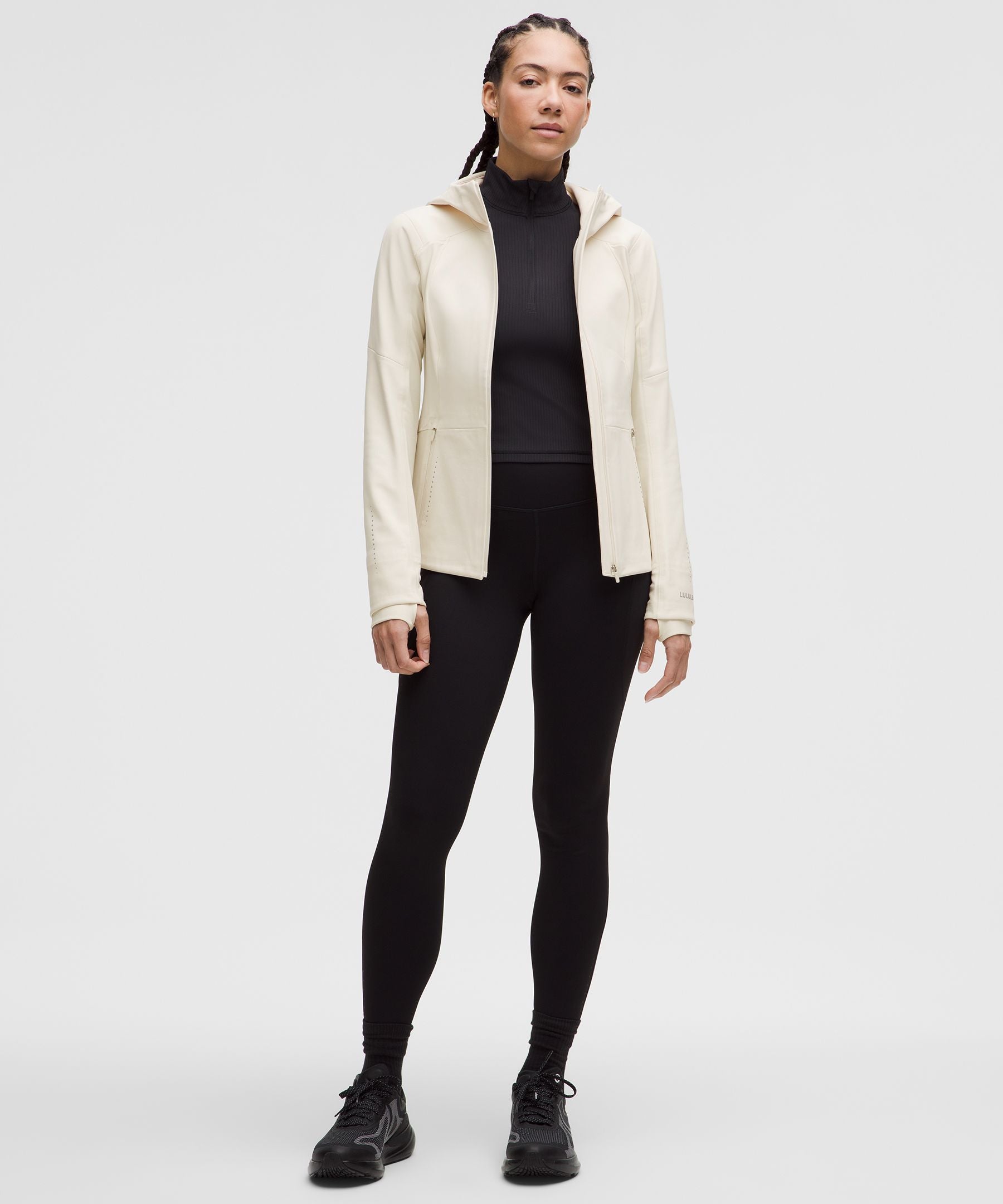 Lululemon Women's Cross Chill Performance Jacket Light Ivory