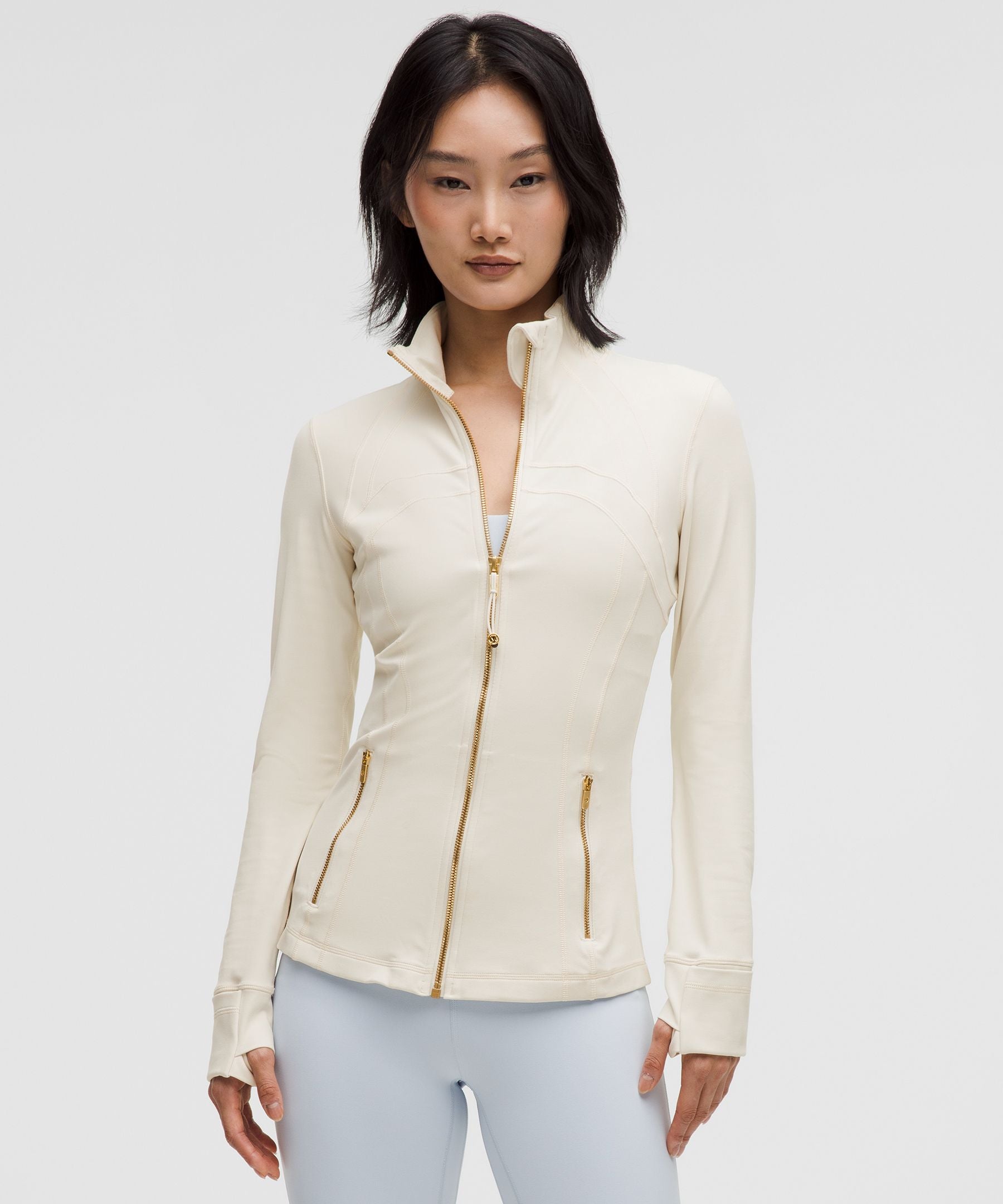 Lululemon Define Jacket *Nulu Light Ivory/Gold/Gold